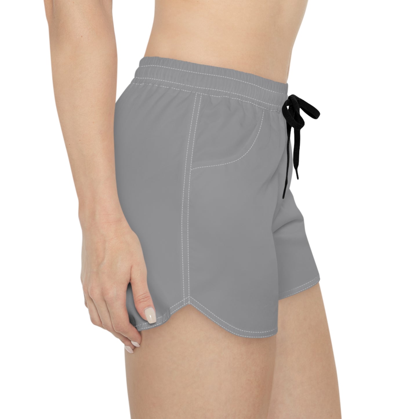 Women's Gray Casual Shorts for Summer Adventures