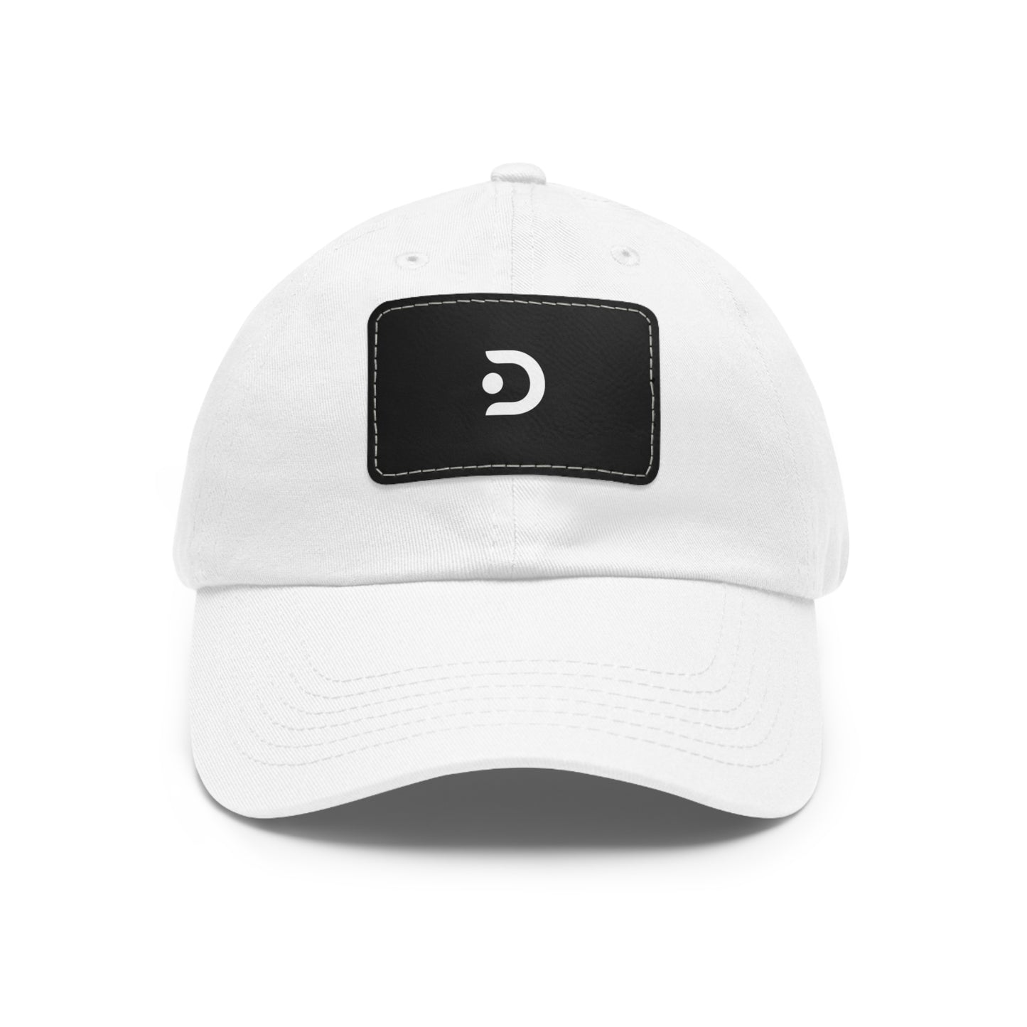 Custom Dad Hat with Leather Patch - Casual Style for Everyday Wear
