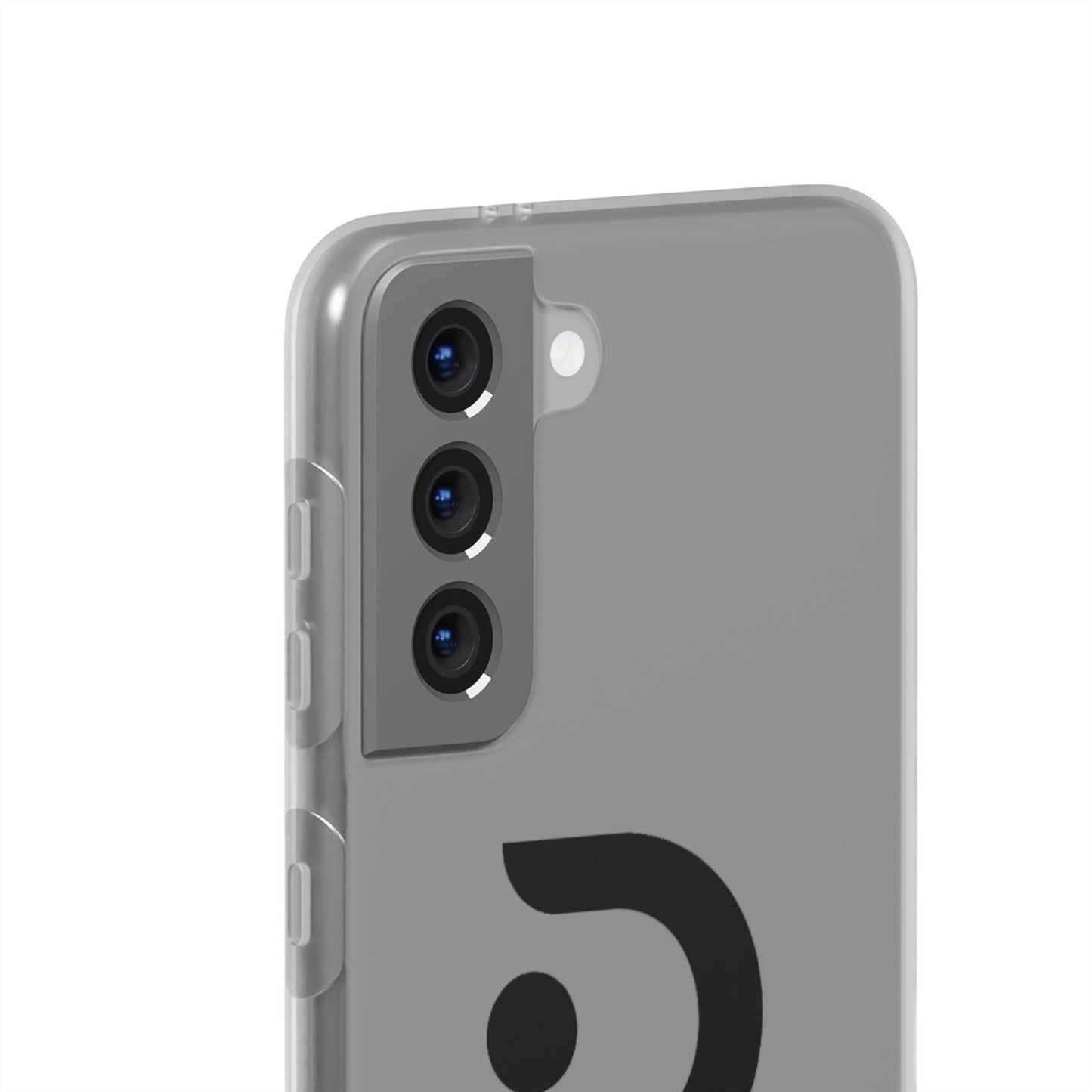 Phone Case — Minimal Black Symbol Flexi Case