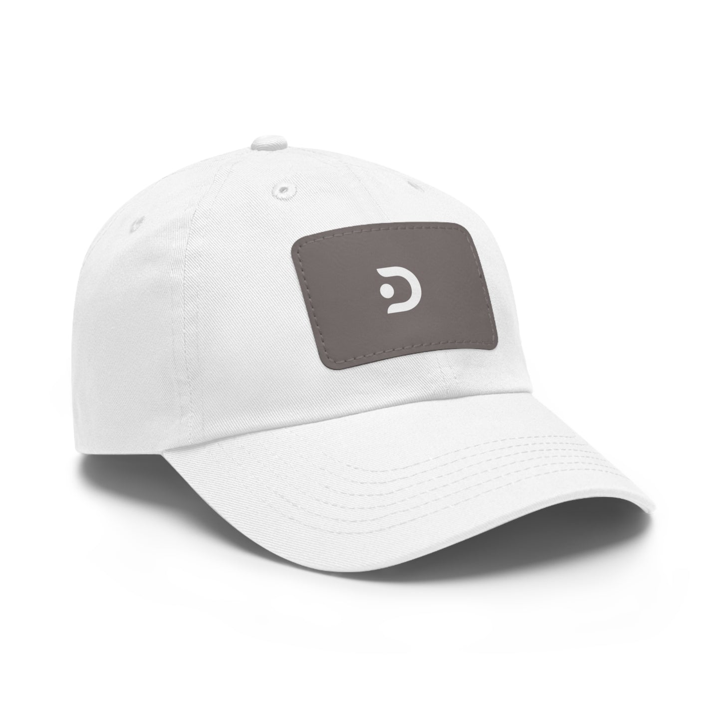 Custom Dad Hat with Leather Patch - Casual Style for Everyday Wear