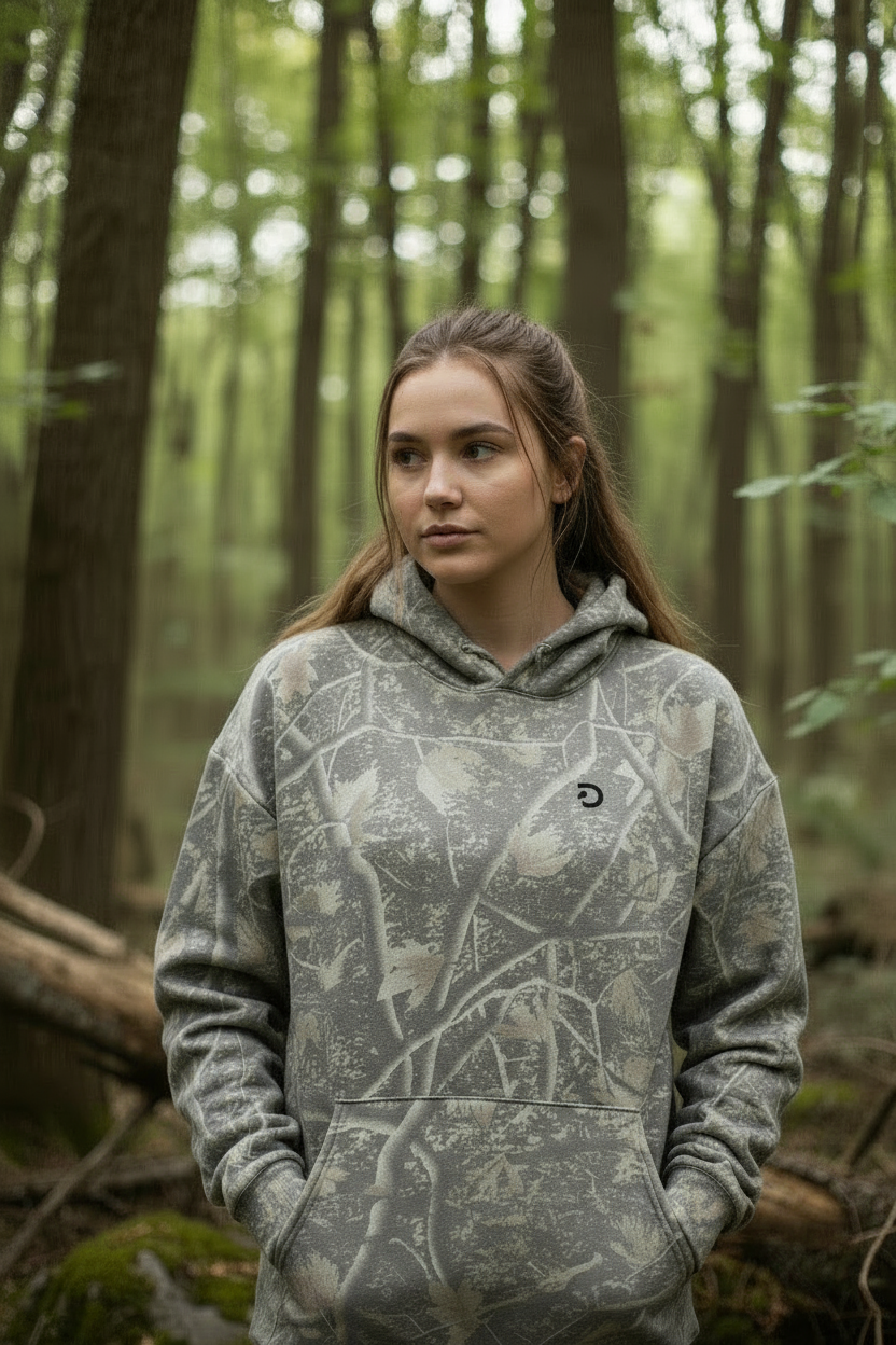Deadwood Tree Camo Heavyweight Hoodie