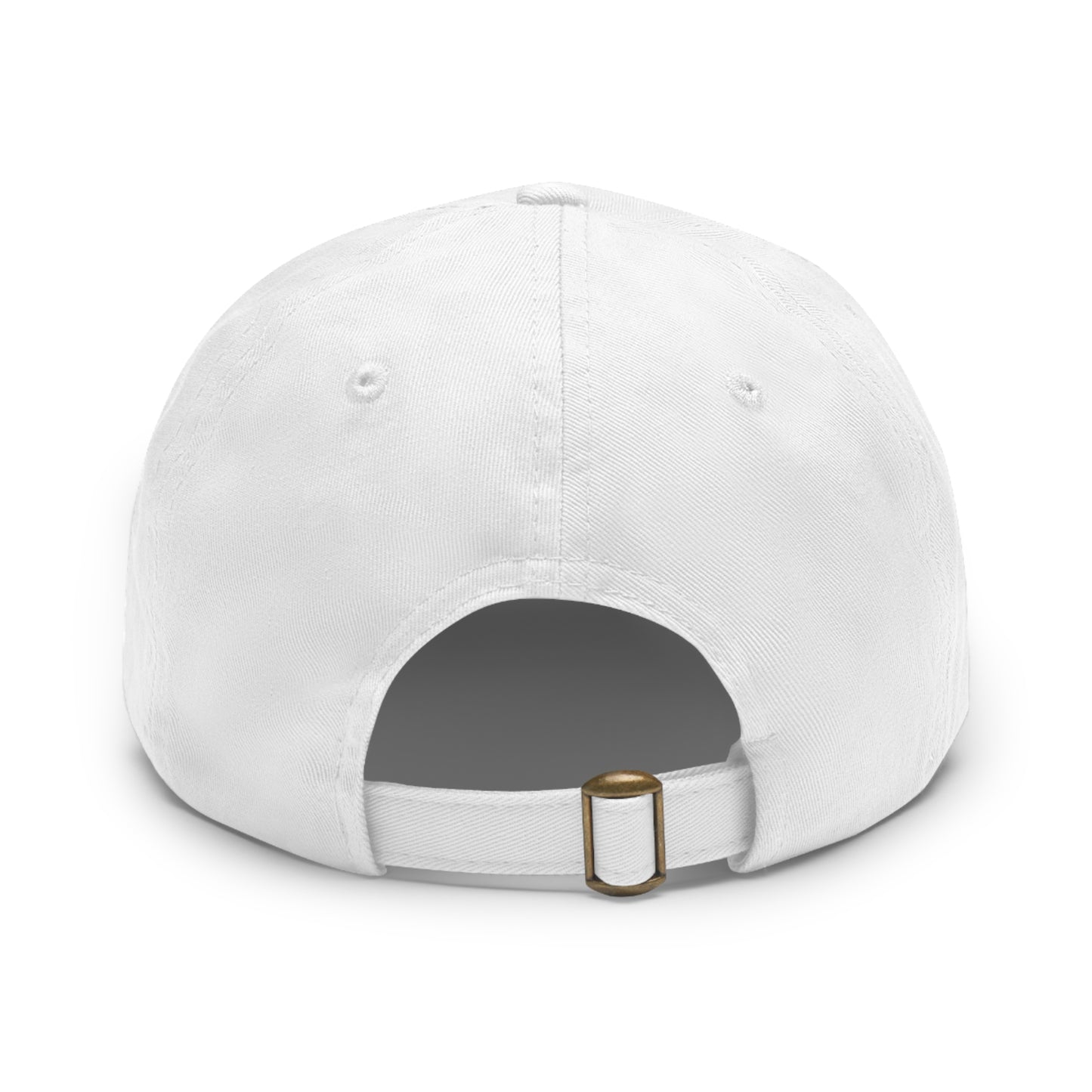 Custom Dad Hat with Leather Patch - Casual Style for Everyday Wear