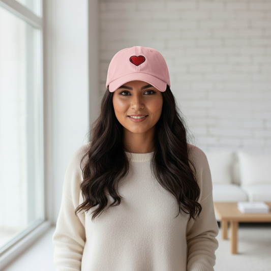 Women's Heart Dad Hat