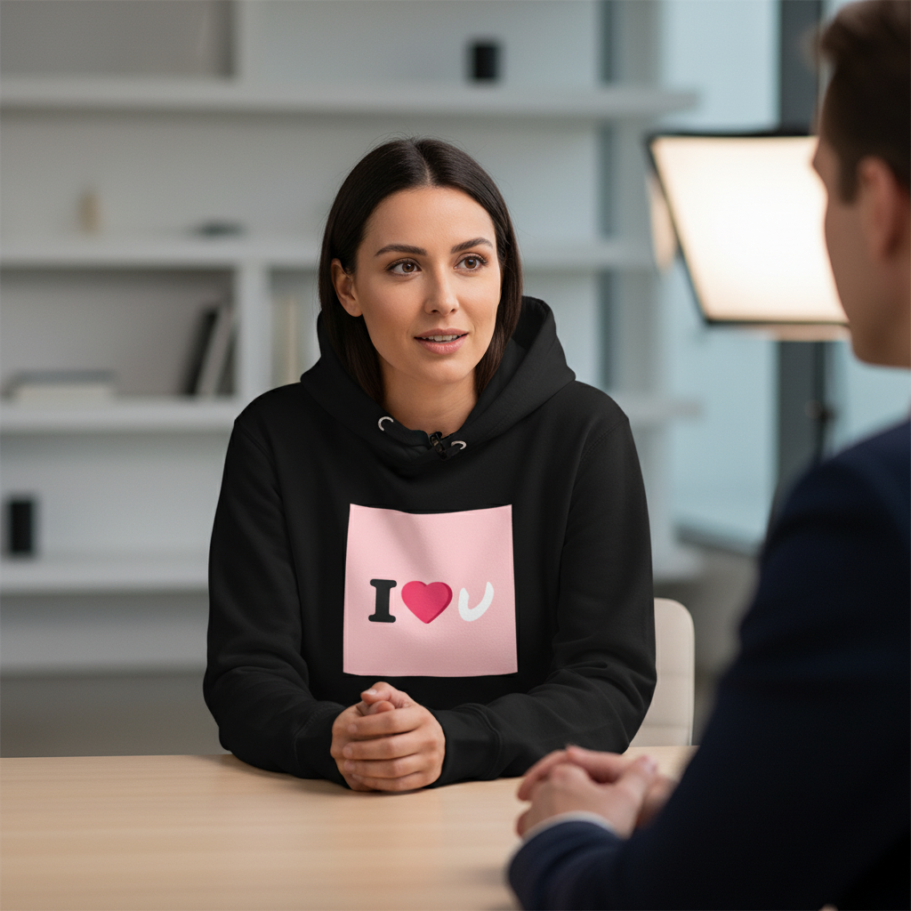 Unisex I Love U Hoodie