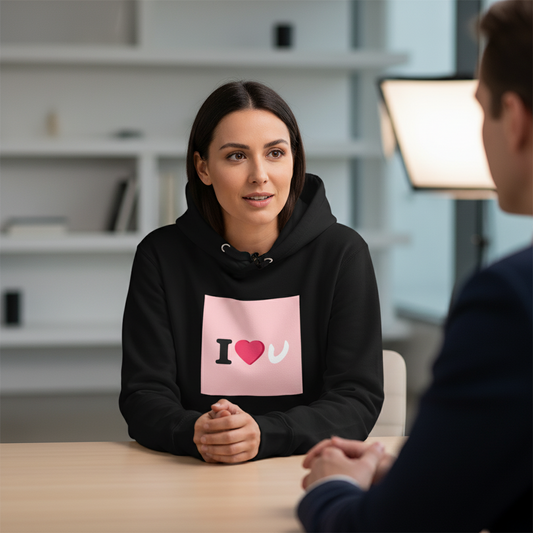 Unisex I Love U Hoodie